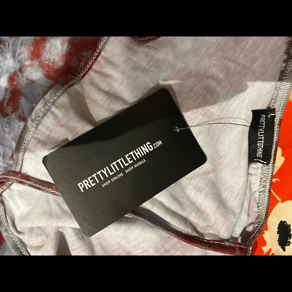 Pretty Little Thing NEW tie dye dress